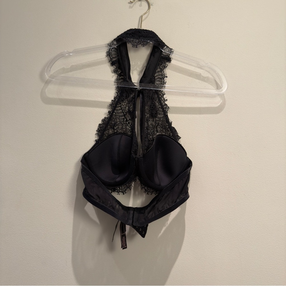Victoria's Secret Dream Angels Black Lace Collar Demi Bra  Womens Size 36 C - Picture 5 of 12